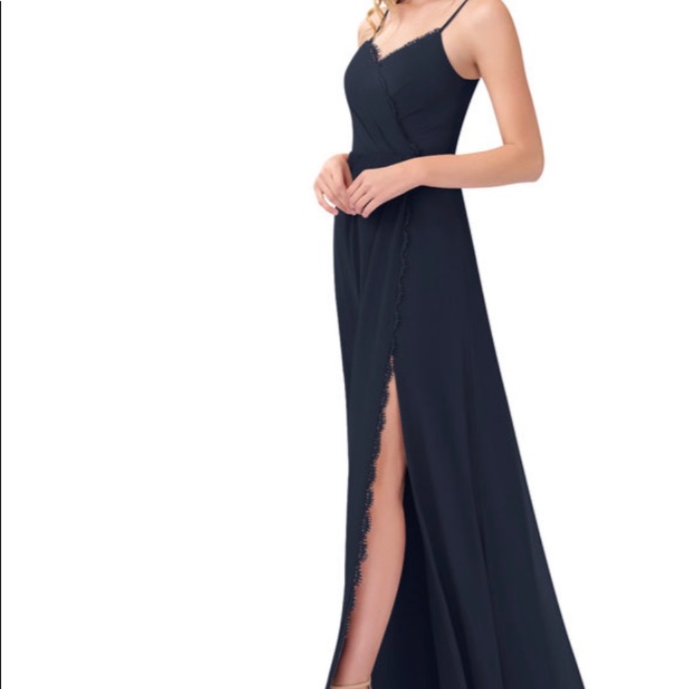 Azazie Tegan Dark Navy Dress